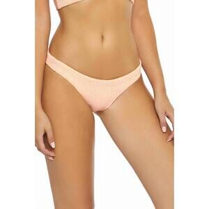 NEW PILY Q smocked bikini bottom in papaya